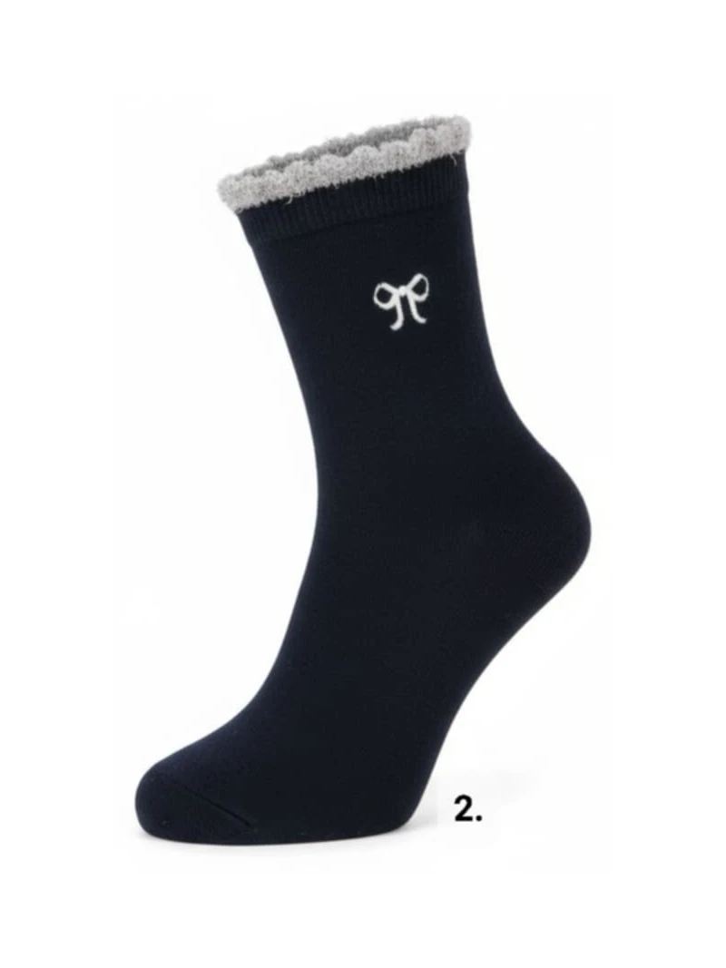 Dievčenské ponožky 2 vzory