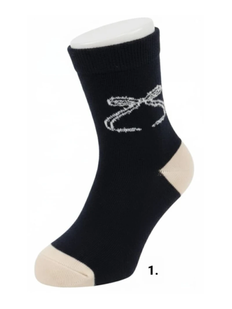 Dievčenské ponožky 2 vzory