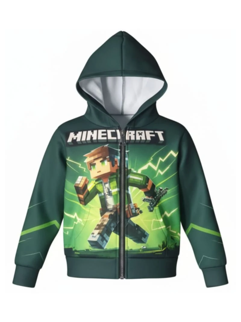 Chlapčenská mikina Minecraft zateplená