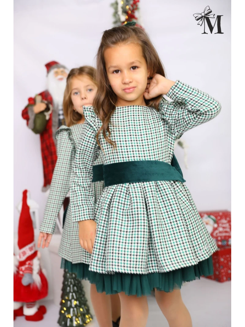 Dievčenské luxusné vianočné šaty od MALAMI