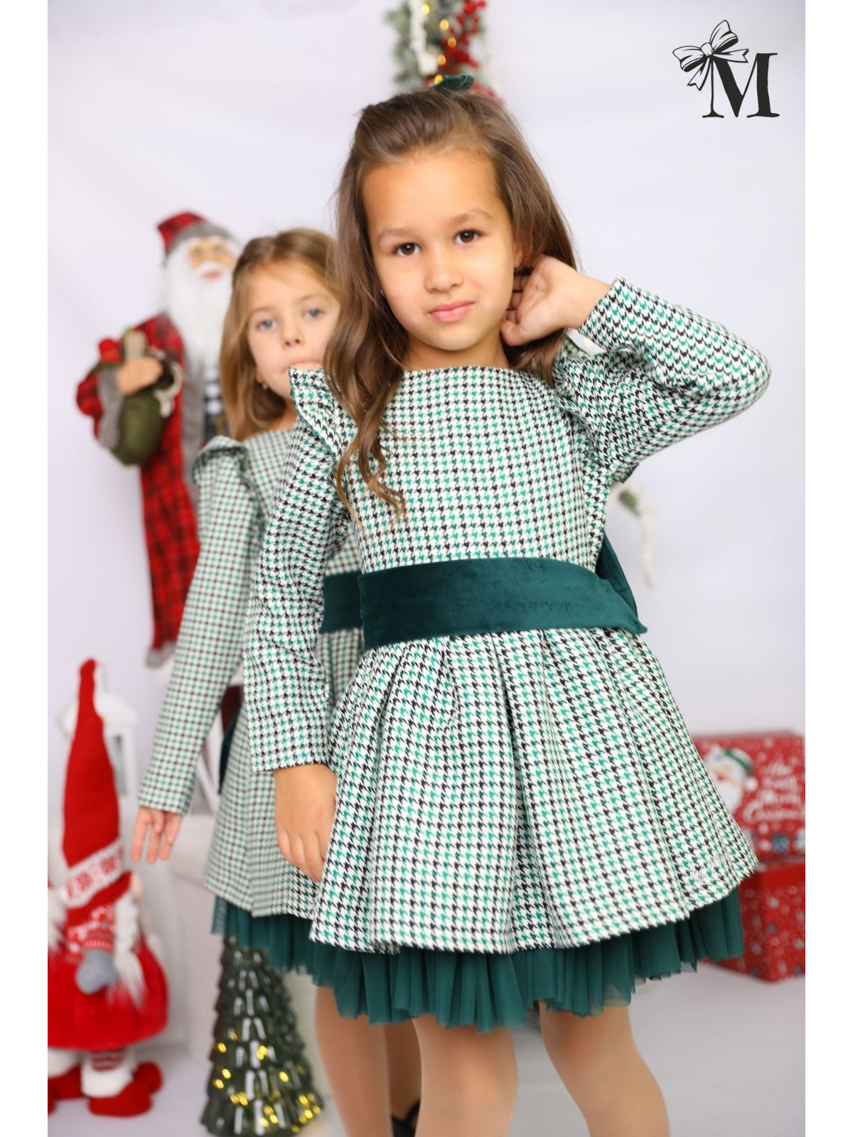 Dievčenské luxusné vianočné šaty od MALAMI