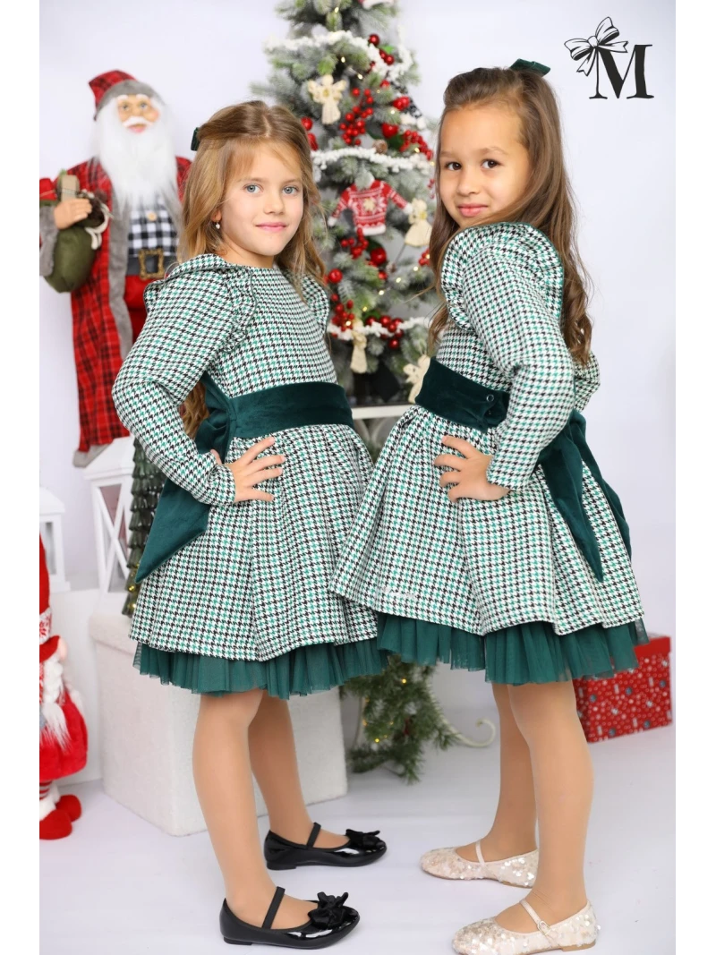 Dievčenské luxusné vianočné šaty od MALAMI