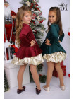Dievčenské luxusné vianočné šaty od MALAMI