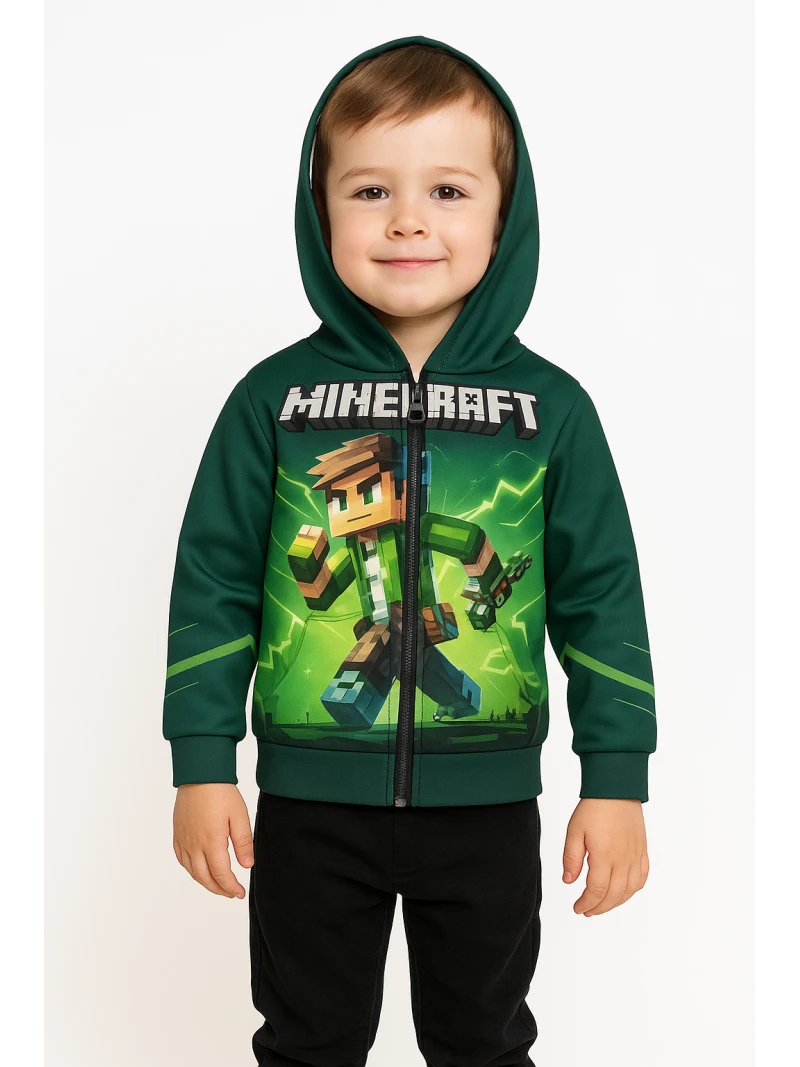 Chlapčenská mikina Minecraft zateplená