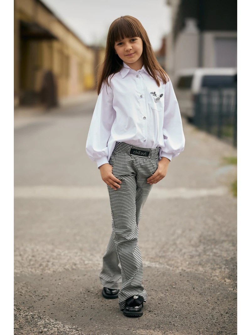 Dievčenské zvonové nohavice Chill out