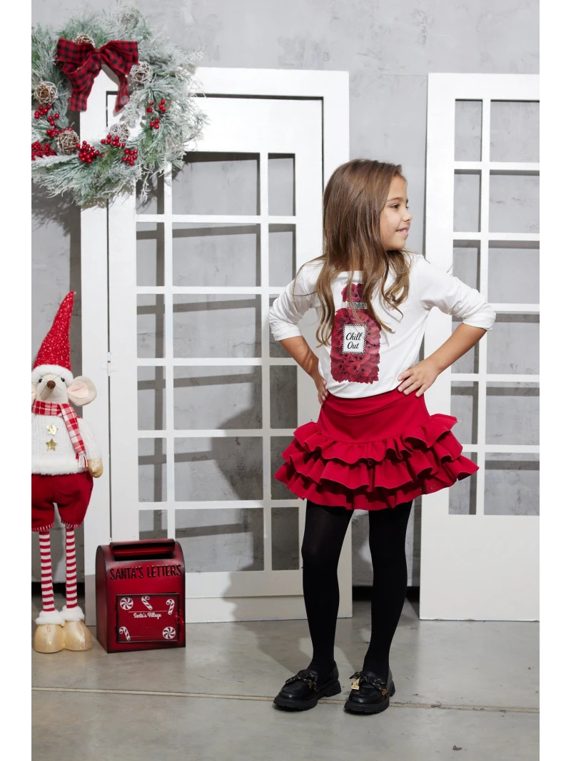 Dievčenské sukňokraťasy 2 farby Chill out