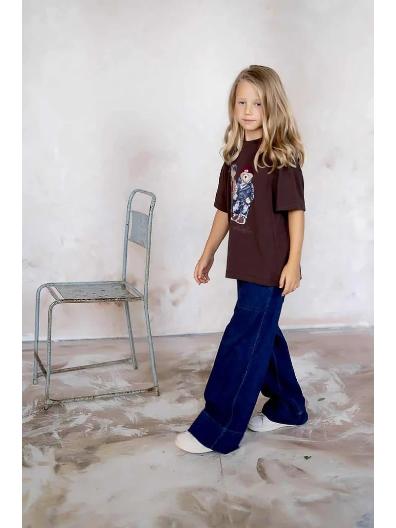 Dievčenské rifľové nohavice KIZ