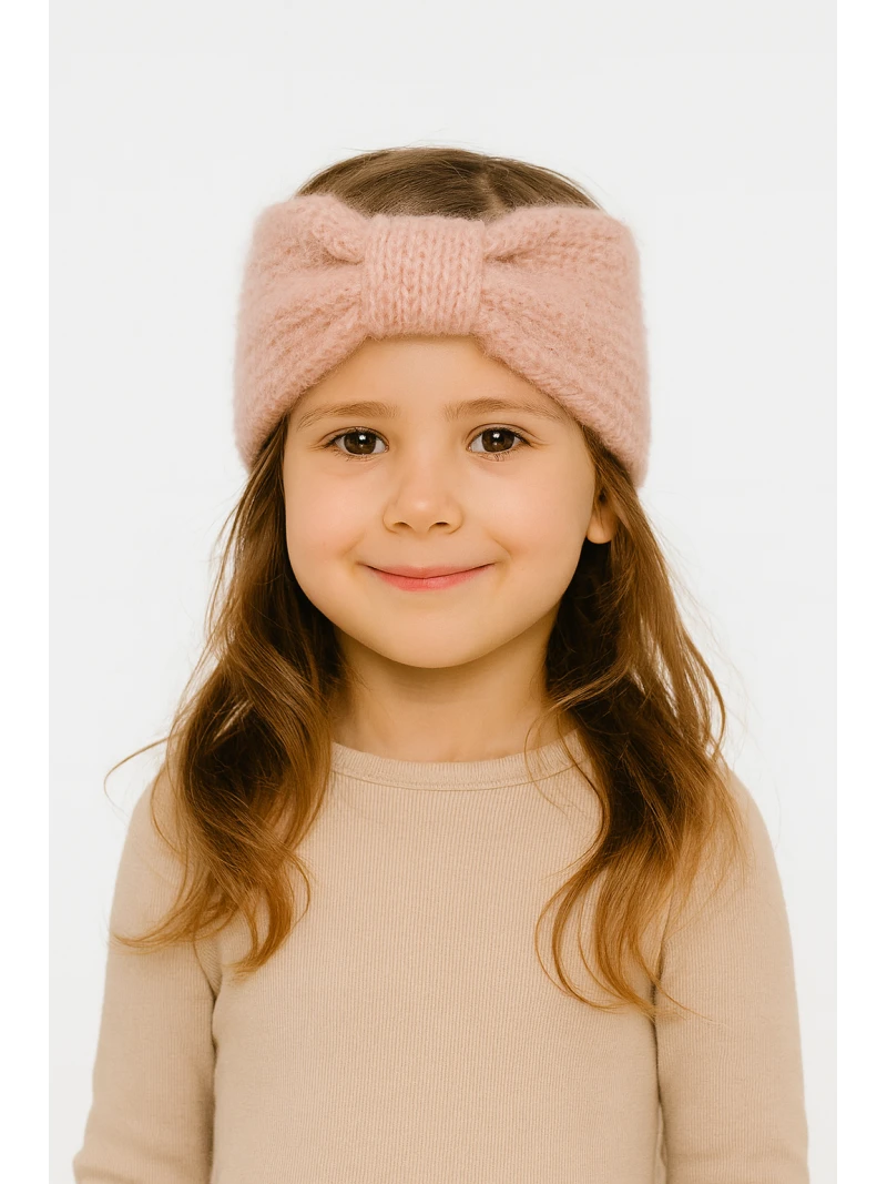 Dievčenská zimná čelenka viac farieb