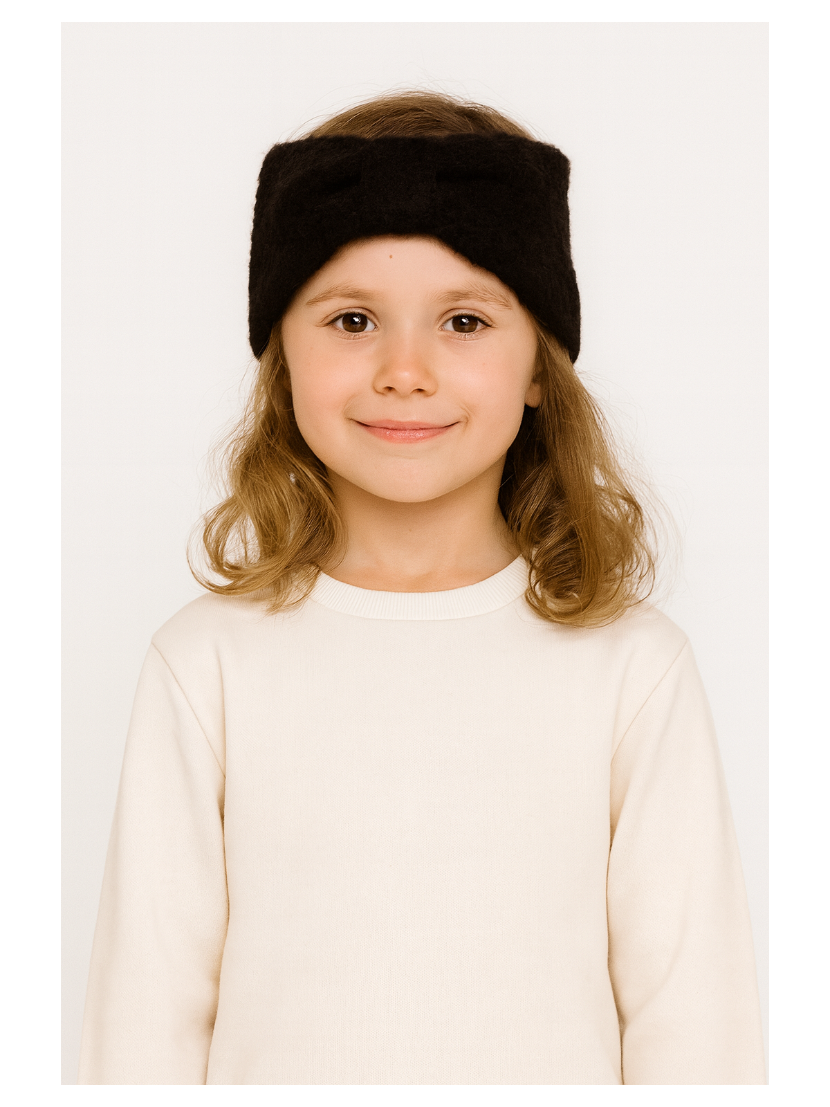 Dievčenská zimná čelenka viac farieb