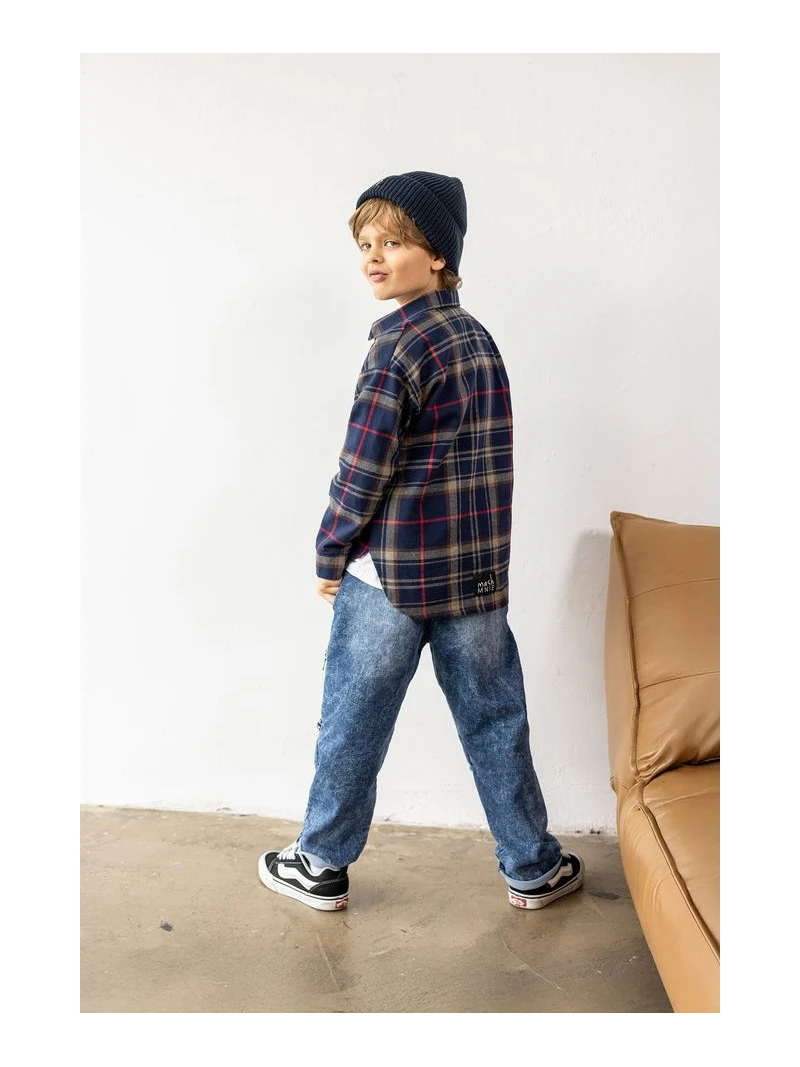 Chlapčenské rifle s vreckom na zips Mashmnie