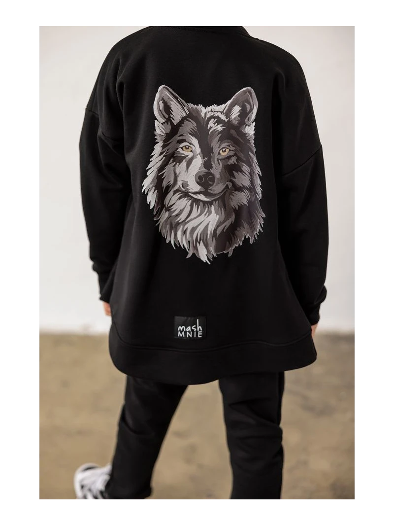 Chlapčenská mikina s vlkom Mashmnie 3 farby