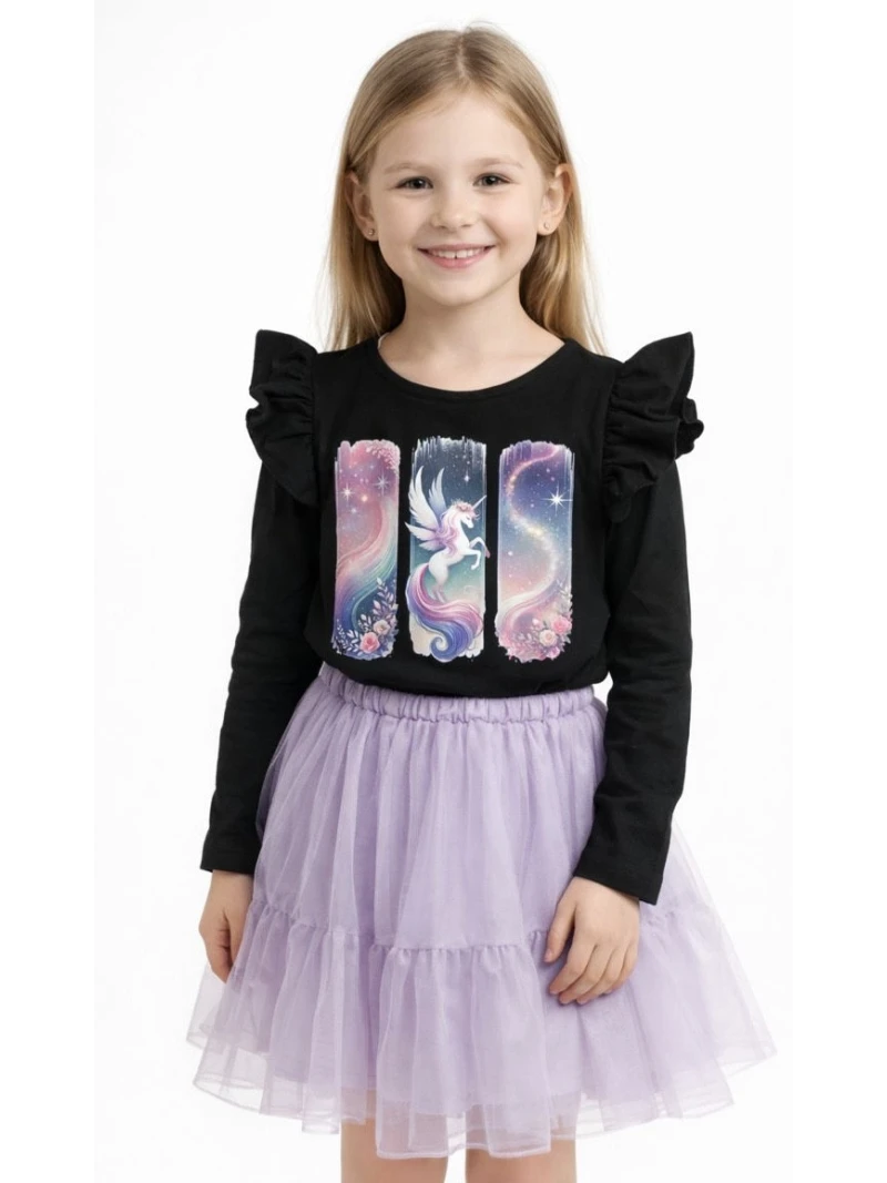 Dievčenské tričko s potlačou Lily Grey