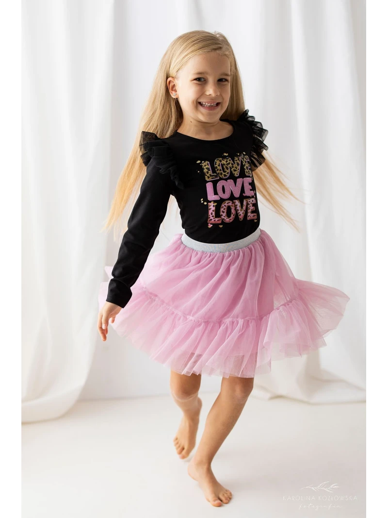 Dievčenské tričko s potlačou Lily Grey