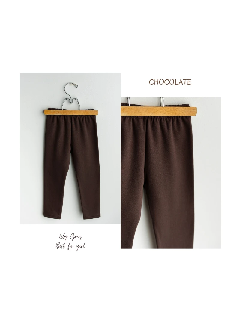 Dievčenské legíny zateplené Lily Grey 2 farby