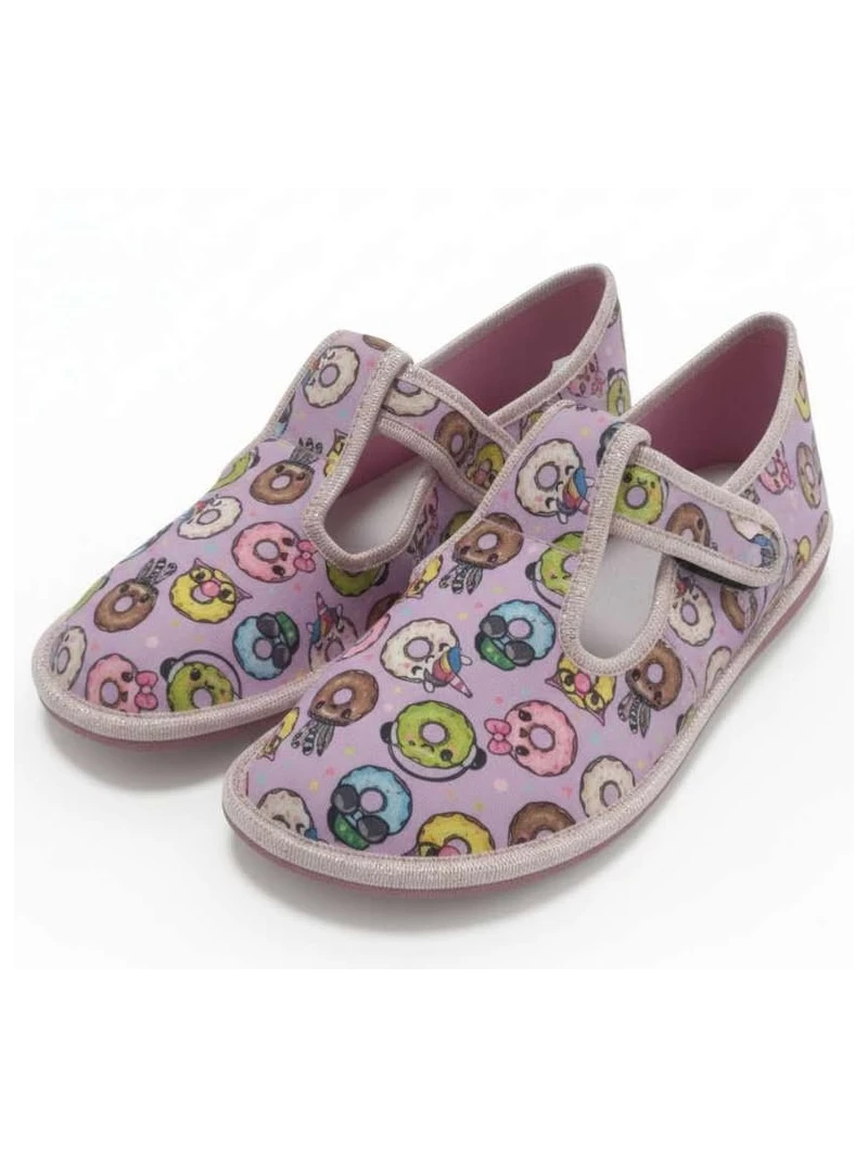 Barefoot dievčenské papuče Donuts