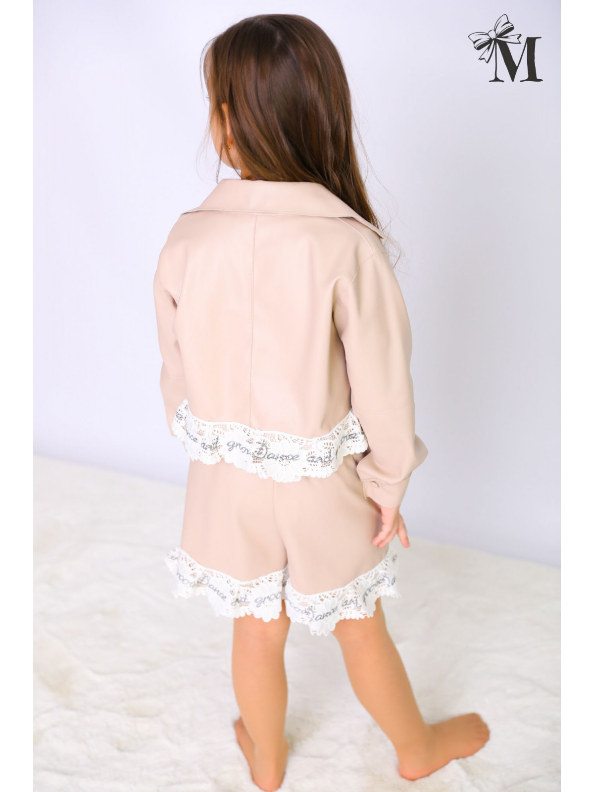 Dievčenský komplet z eko-koženky MALAMI