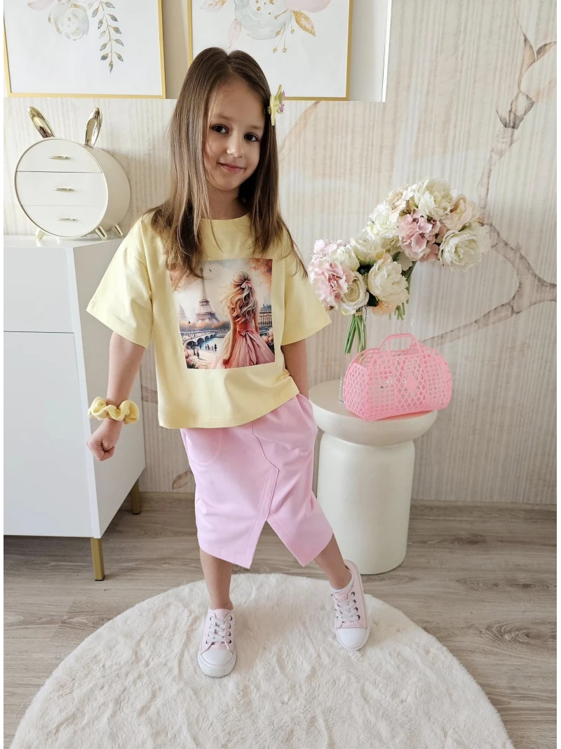 Dievčenská sukňa s rozparkom viac farieb