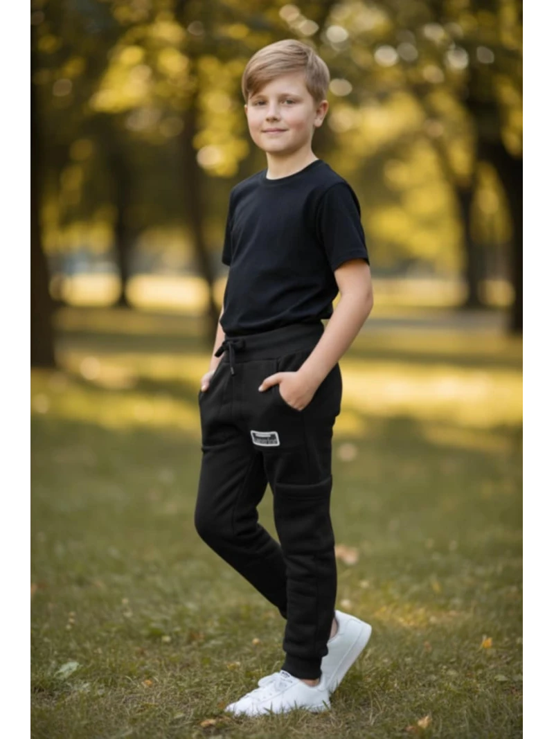 Chlapčenské zateplené tepláky 2 farby