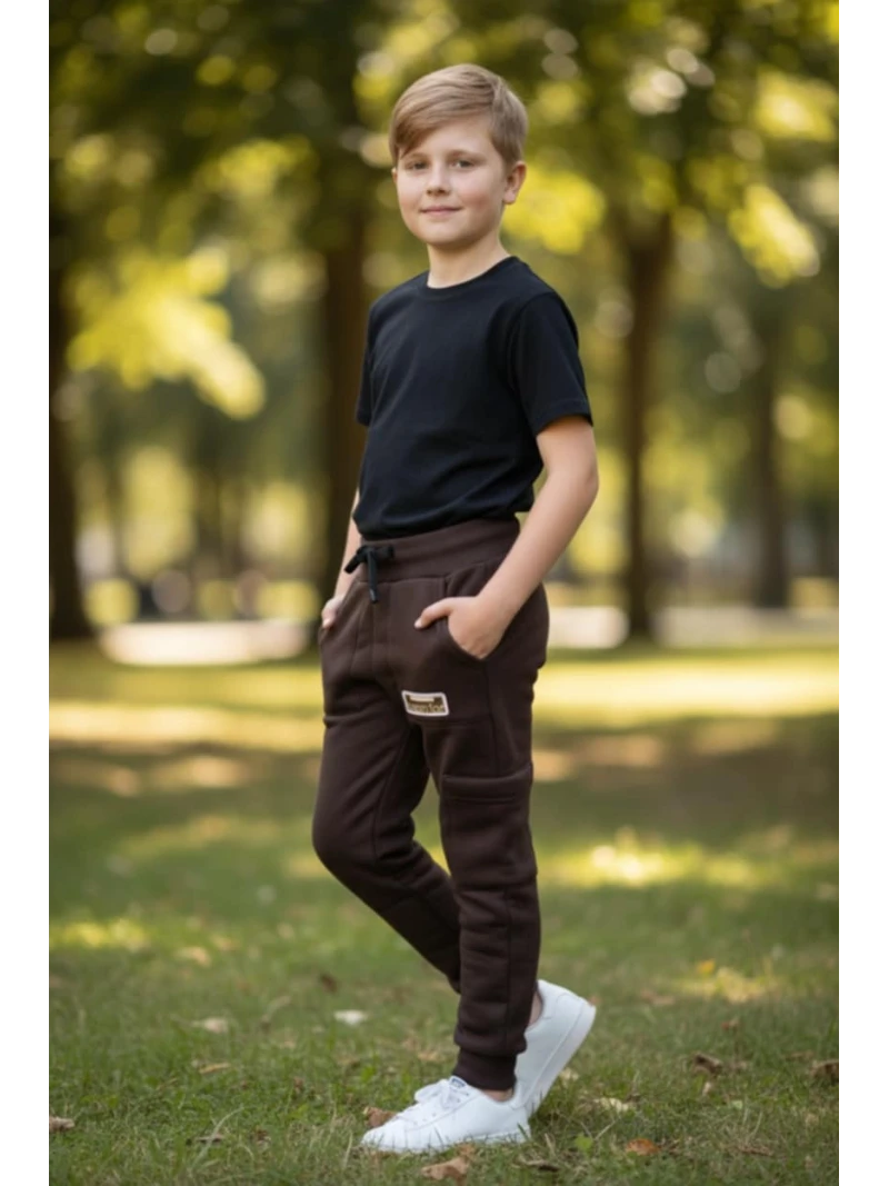 Chlapčenské zateplené tepláky 2 farby