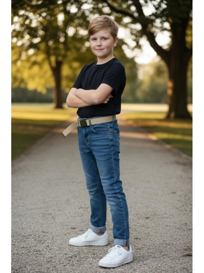 Chlapčenské rifle s opaskom