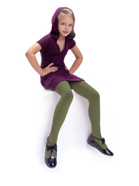 Detské pančuchy Agatka Olive