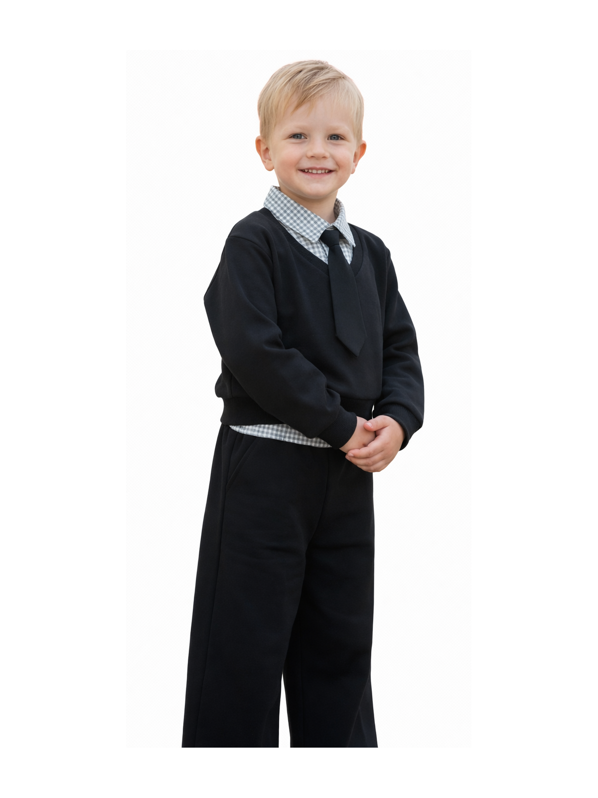 Chlapčenský komplet s kravatou