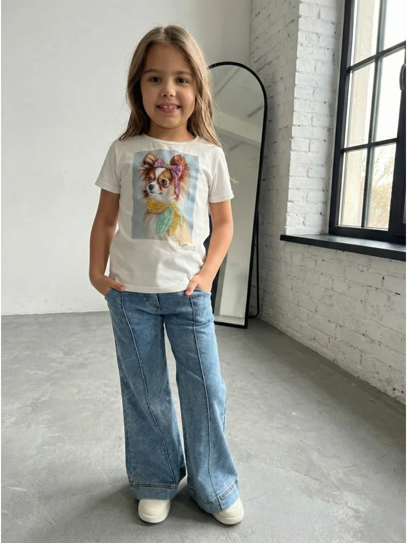 Dievčenské rifle zvonové