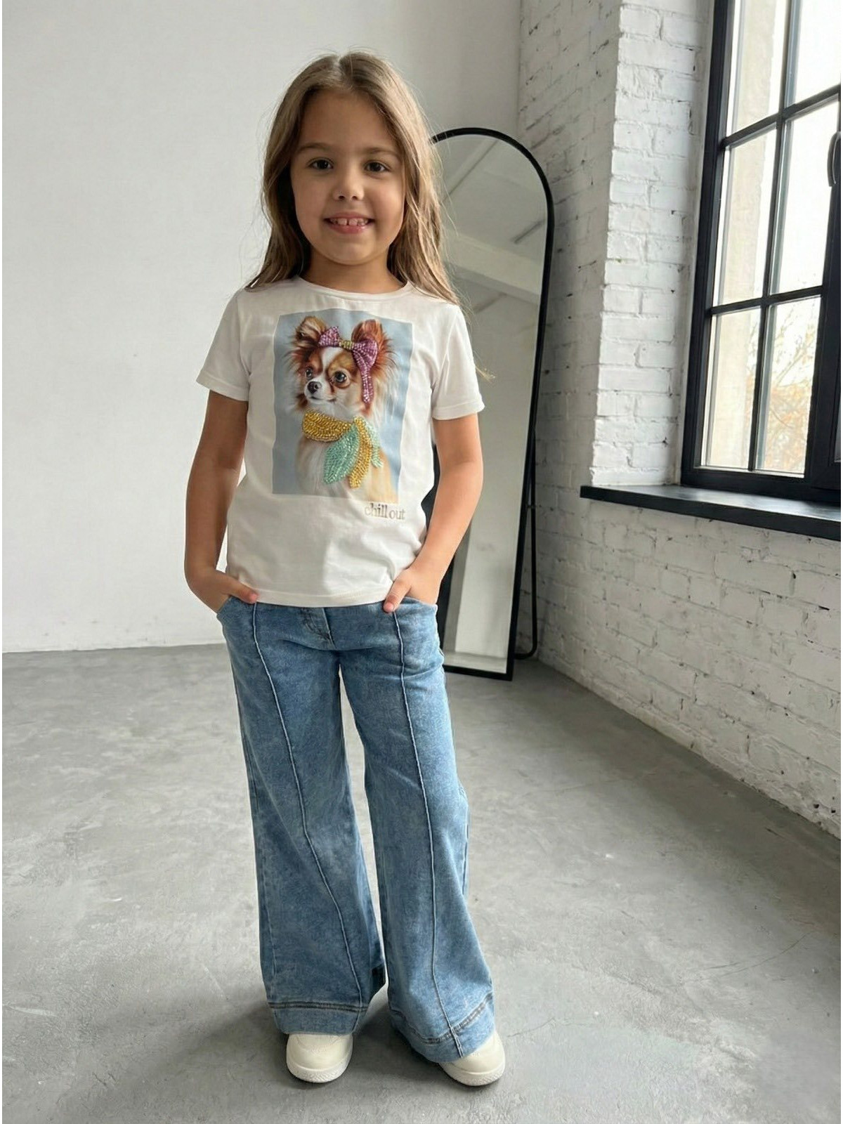 Dievčenské rifle zvonové