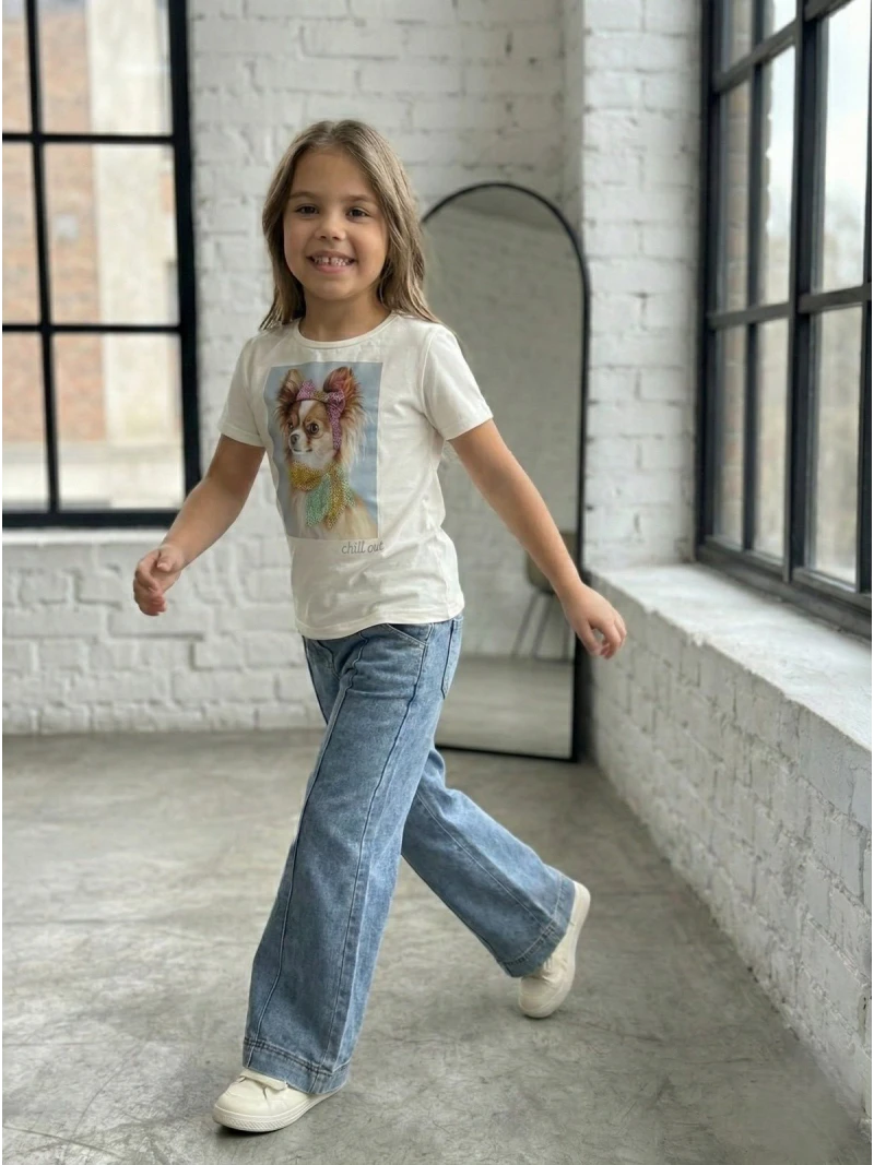 Dievčenské rifle zvonové