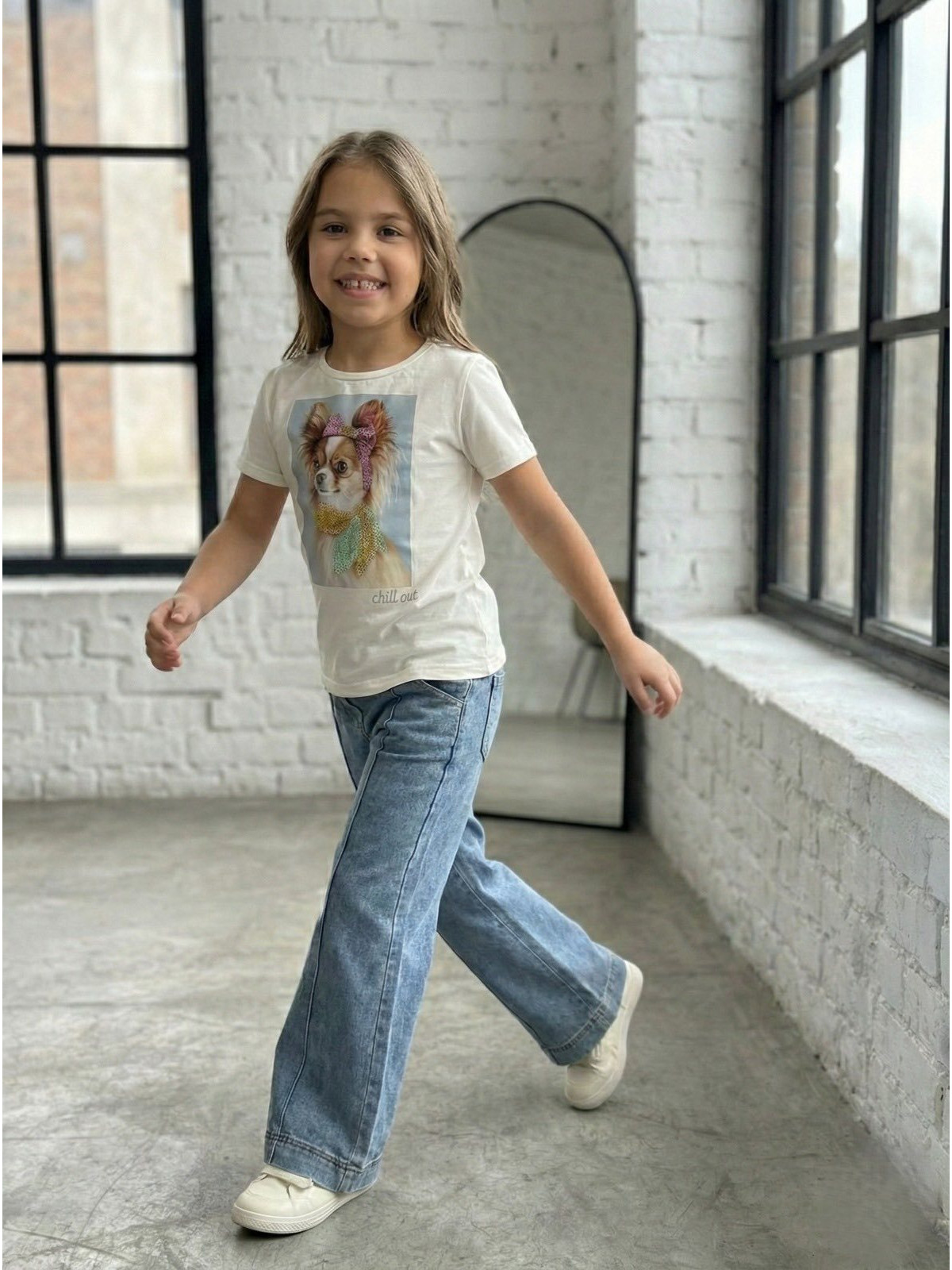 Dievčenské rifle zvonové