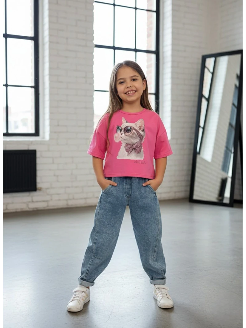 Dievčenské rifle s vreckami