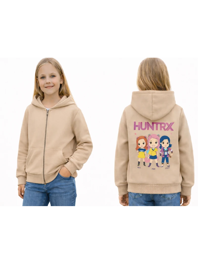 Huntrix dievčenská mikina na zips