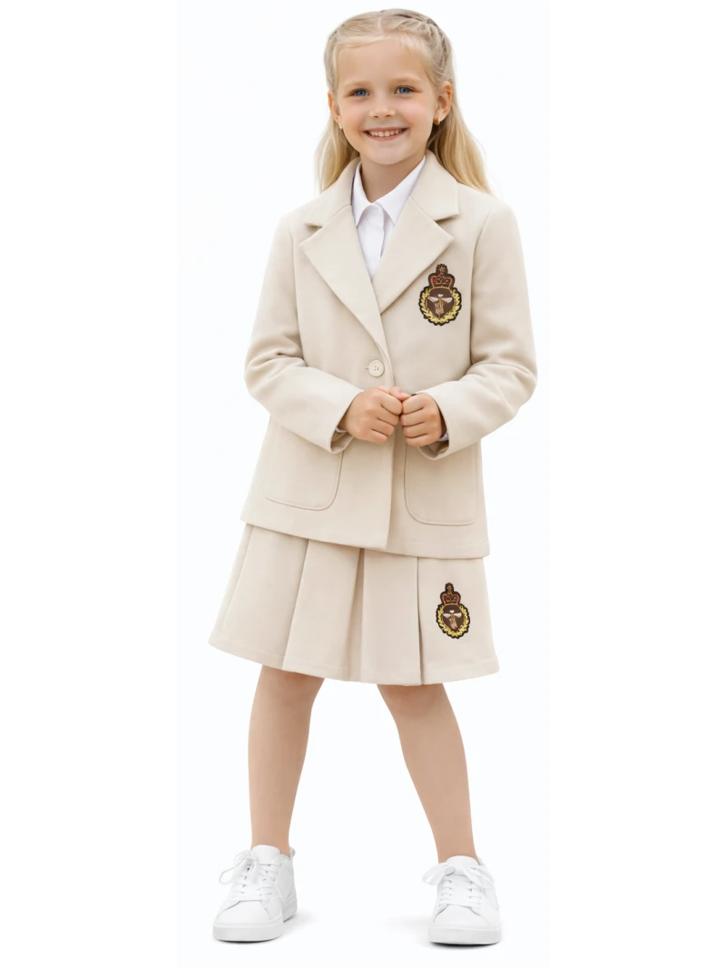 Dievčenský komplet sako a sukňa