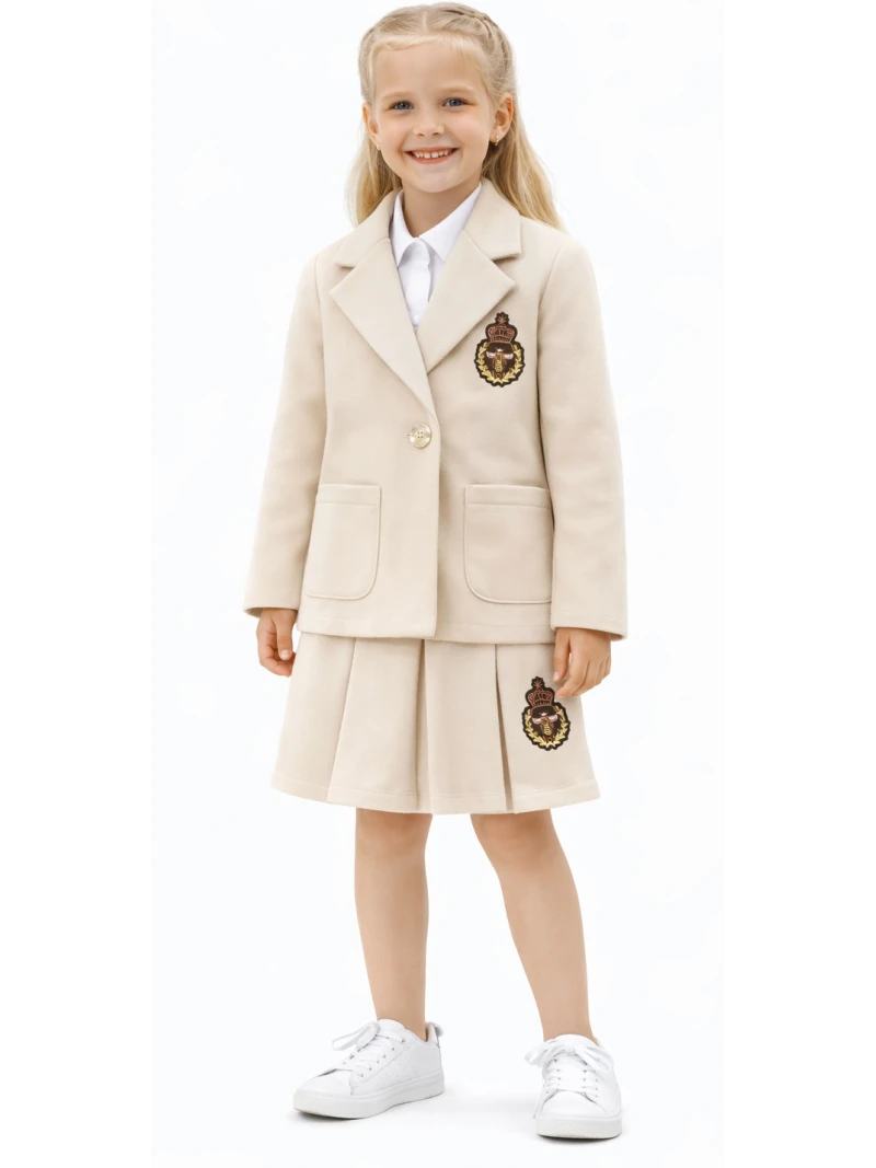 Dievčenský komplet sako a sukňa