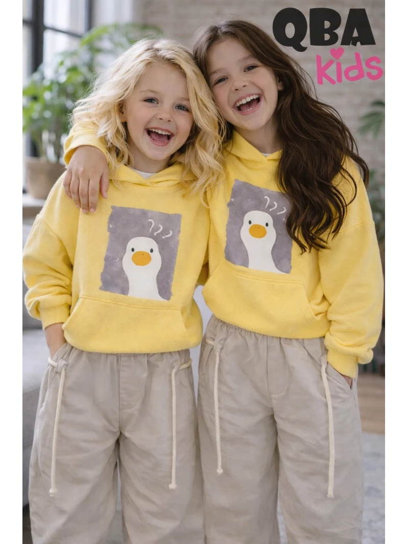 Dievčenská mikina s potlačou