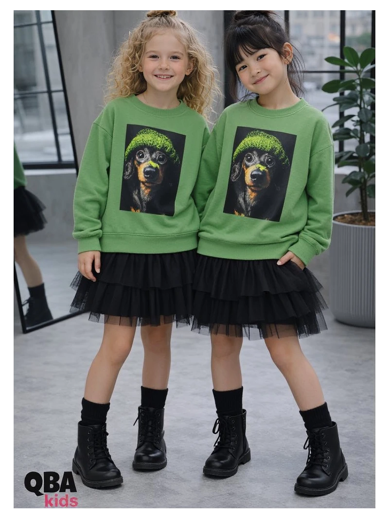 Dievčenská sukňa s tylom