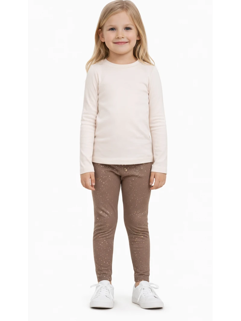 Dievčenské legíny trblietavé