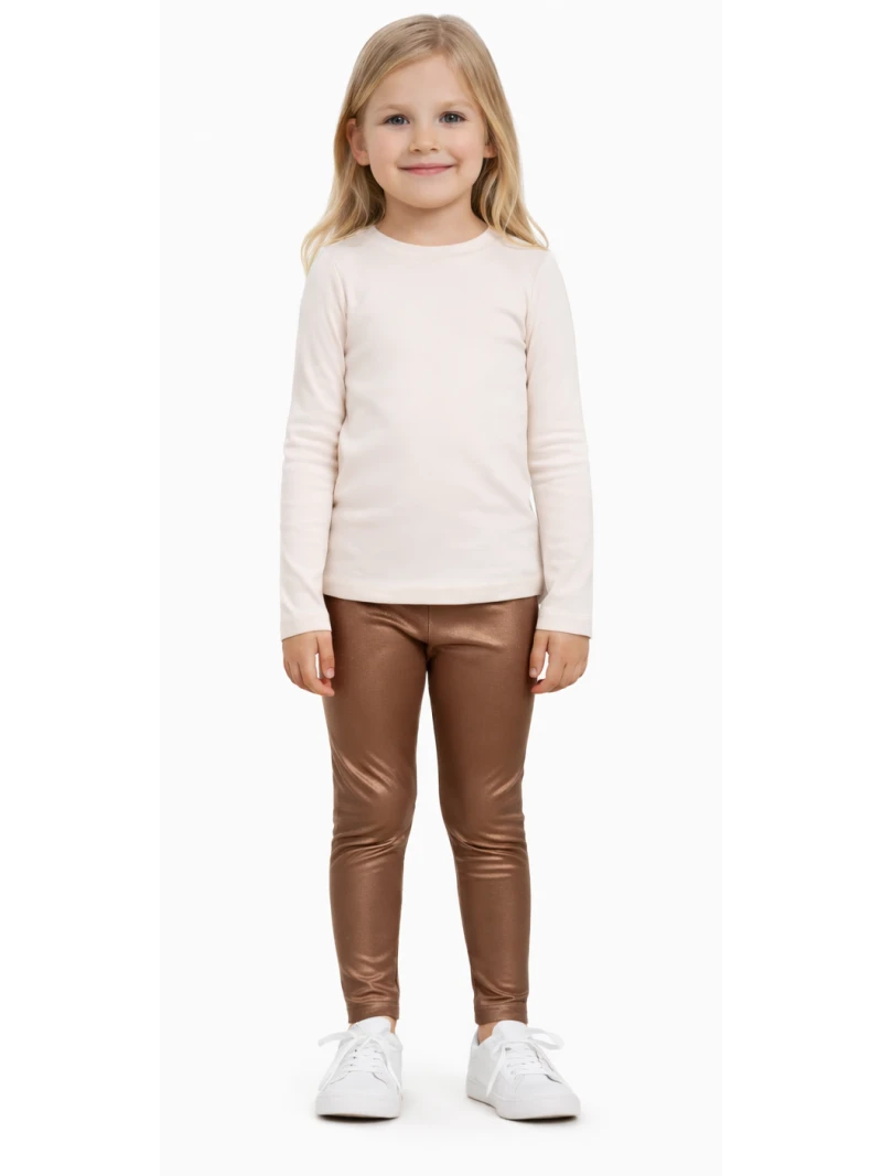 Dievčenské legíny trblietavé 2 farby