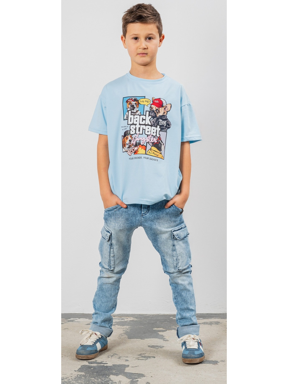 Chlapčenské rifle kapsáčové 2 farby