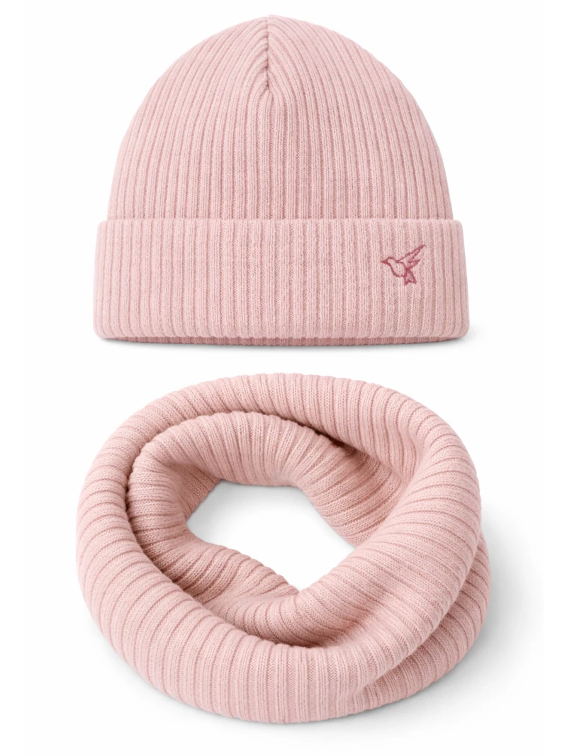 Dievčenský set čiapka a nákrčník 2farby