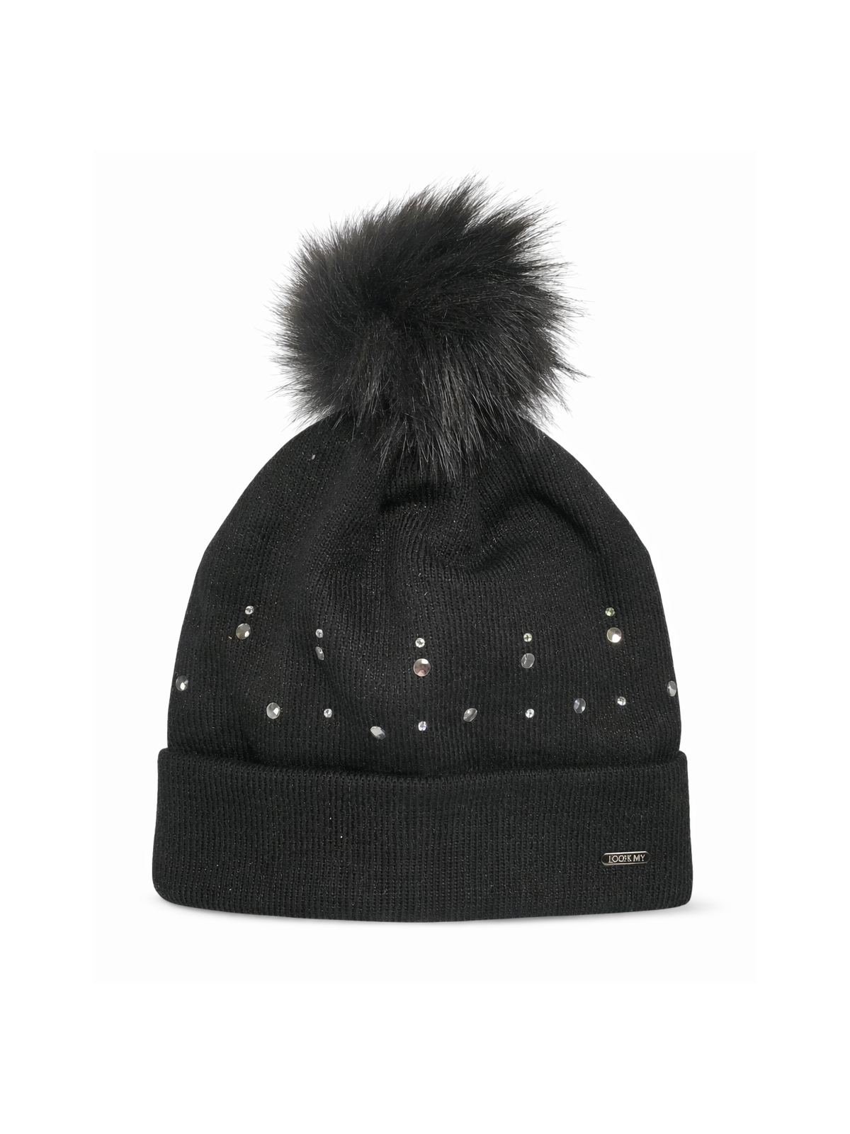 Dievčenská čiapka s kamienkami