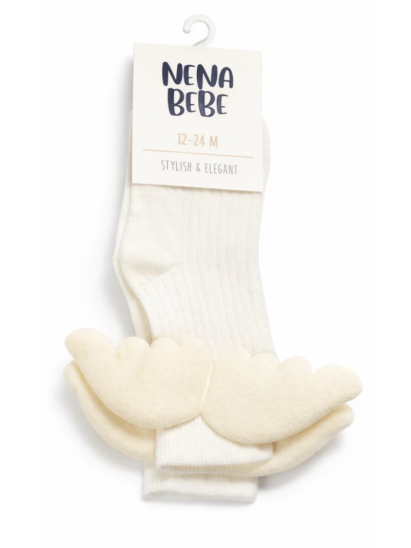 Dievčenské podkolienky s anjelskými krídlami