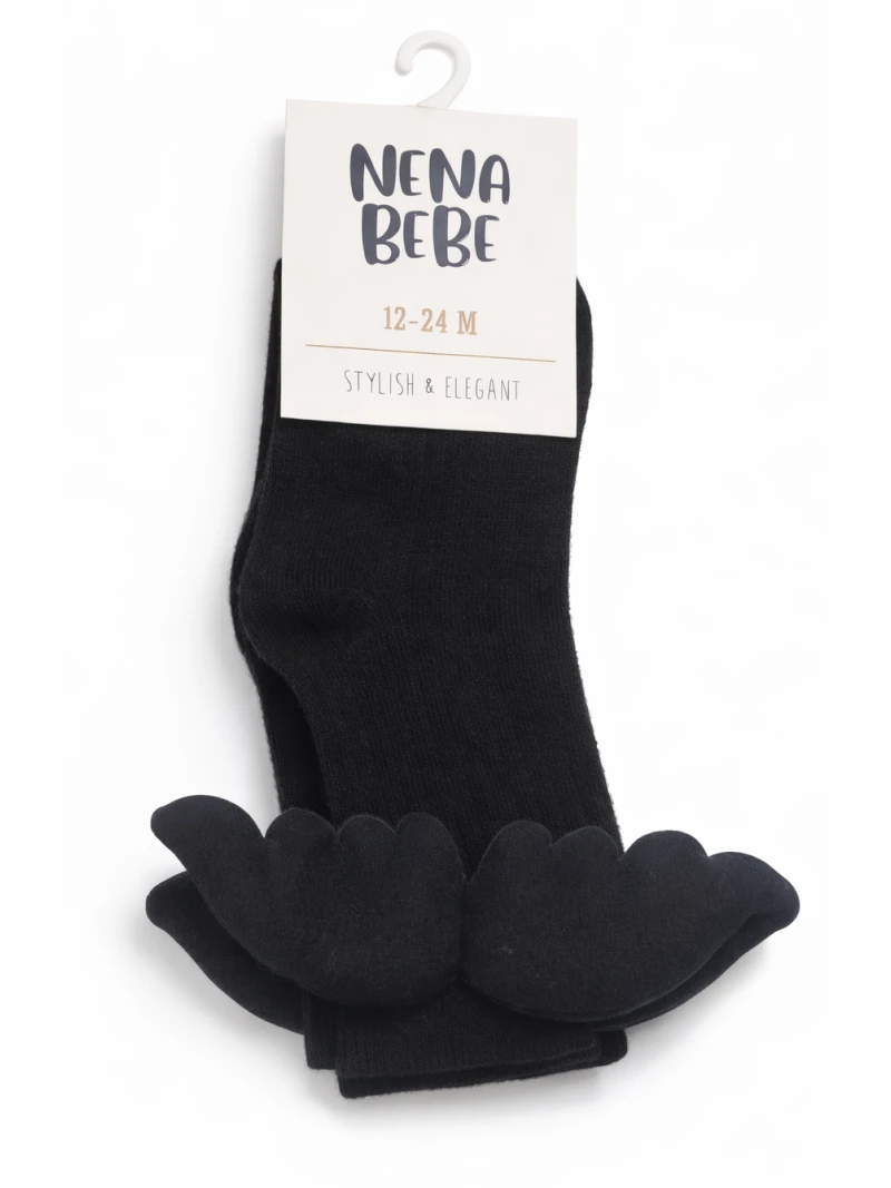 Dievčenské podkolienky s anjelskými krídlami