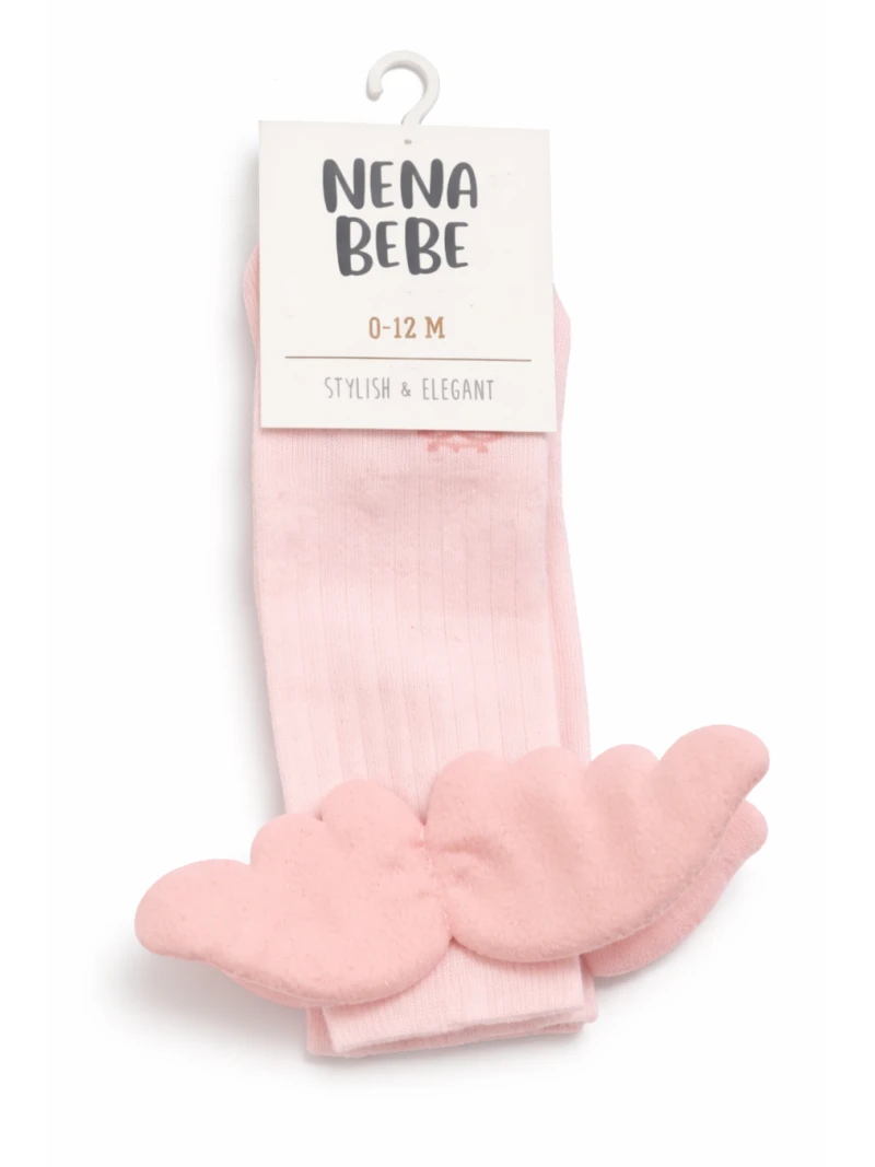 Dievčenské podkolienky s anjelskými krídlami