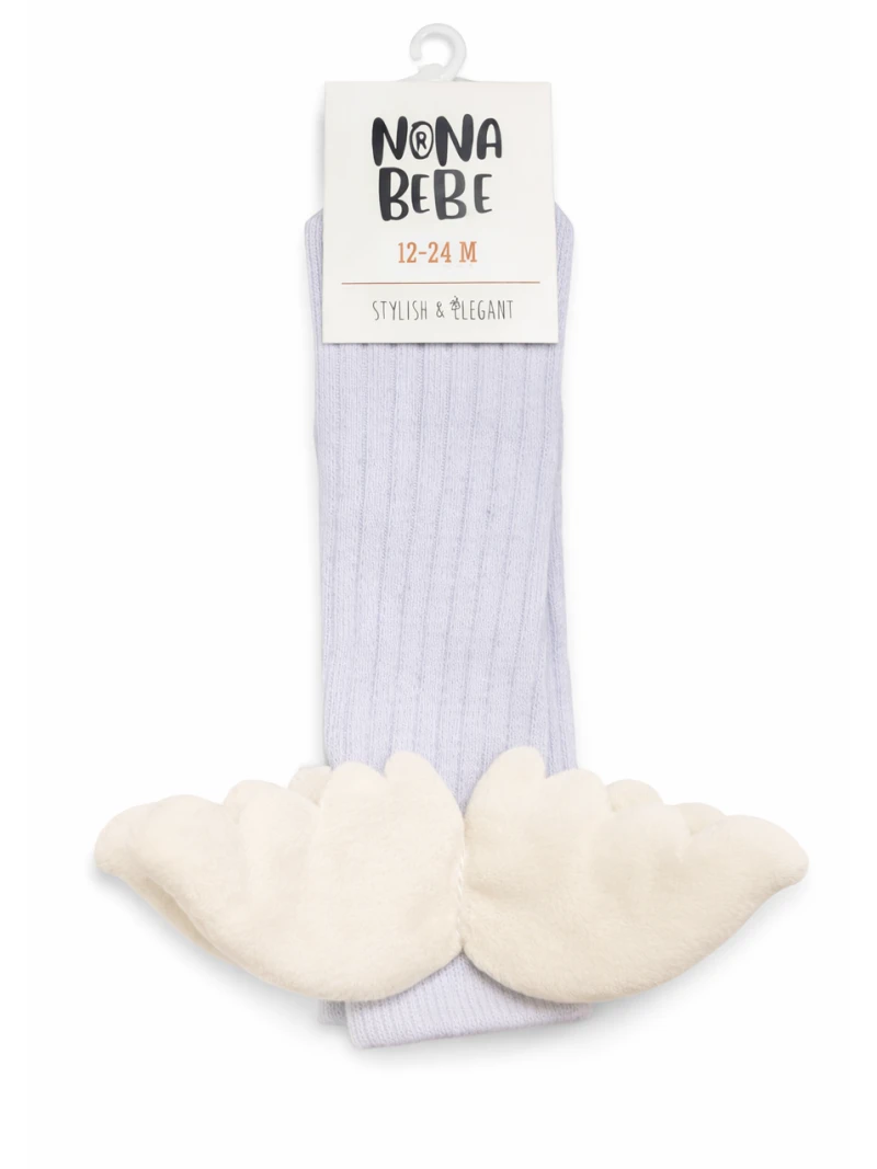 Dievčenské podkolienky s anjelskými krídlami