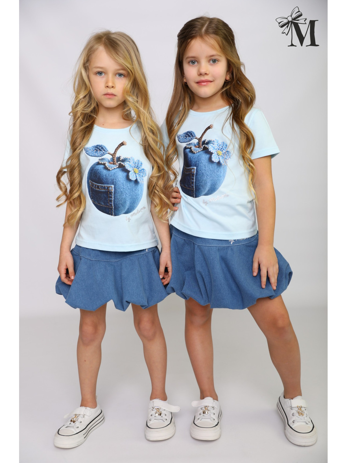 Dievčenské tričko Malami so zirkónmi