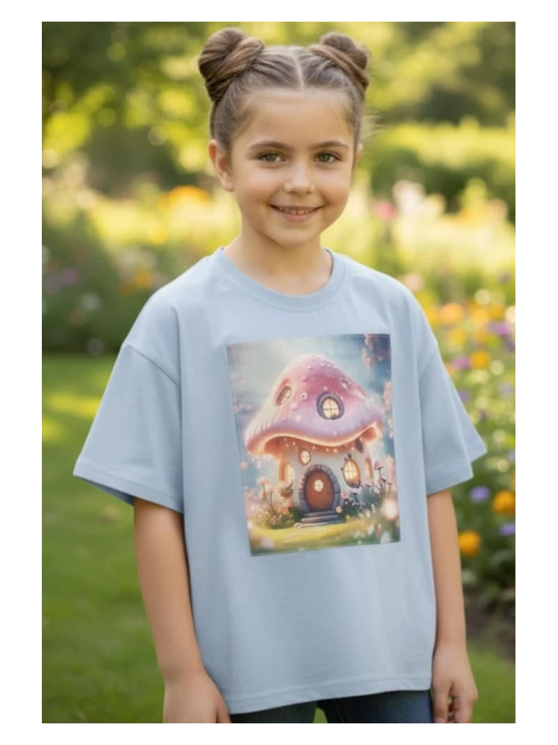 Dievčenské tričko s potlačou a zirkónmi