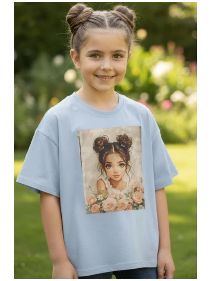 Dievčenské tričko s potlačou a zirkónmi