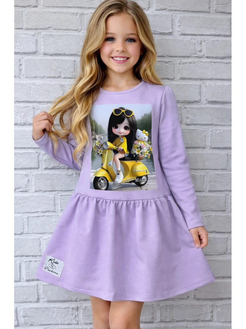 Dievčenské šaty s dievčatkom Maksio