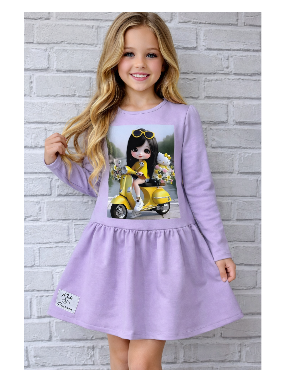 Dievčenské šaty s dievčatkom Maksio